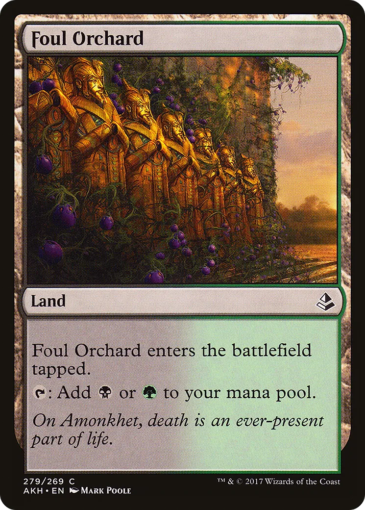 Foul Orchard — Amonkhet — Magic: The Gathering
