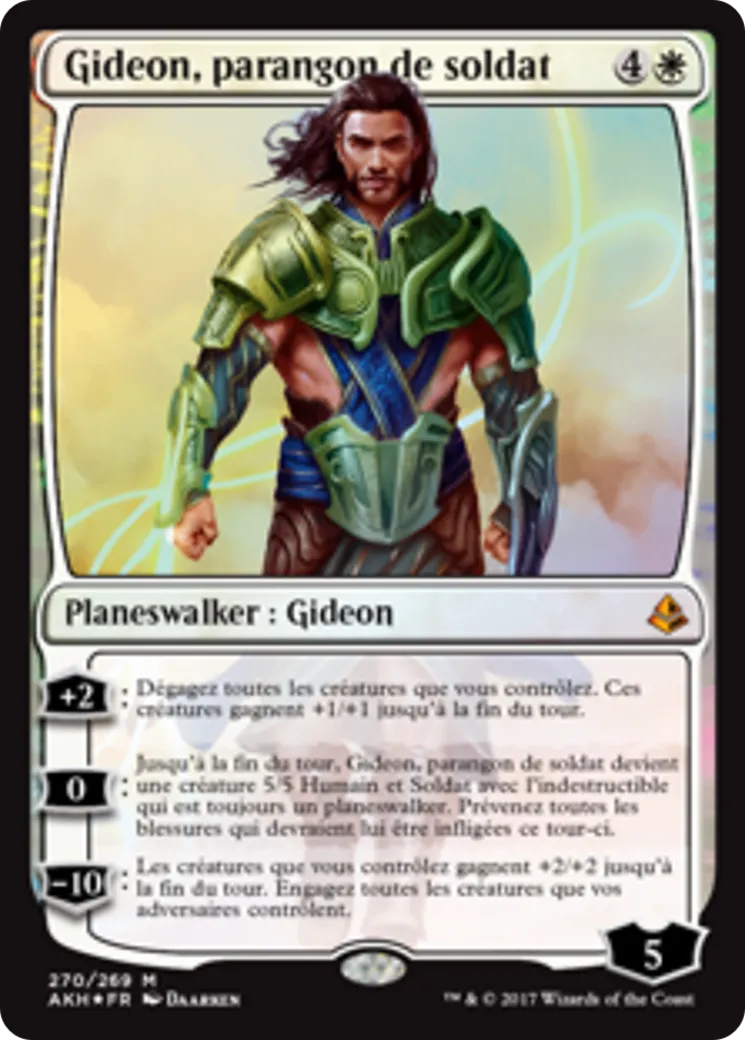 Gideon, parangon de soldat from Amonkhet - Magic: The Gathering
