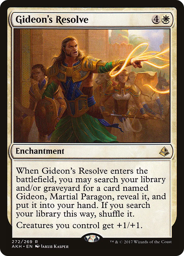 Gideon's Resolve — Amonkhet — Magic: The Gathering