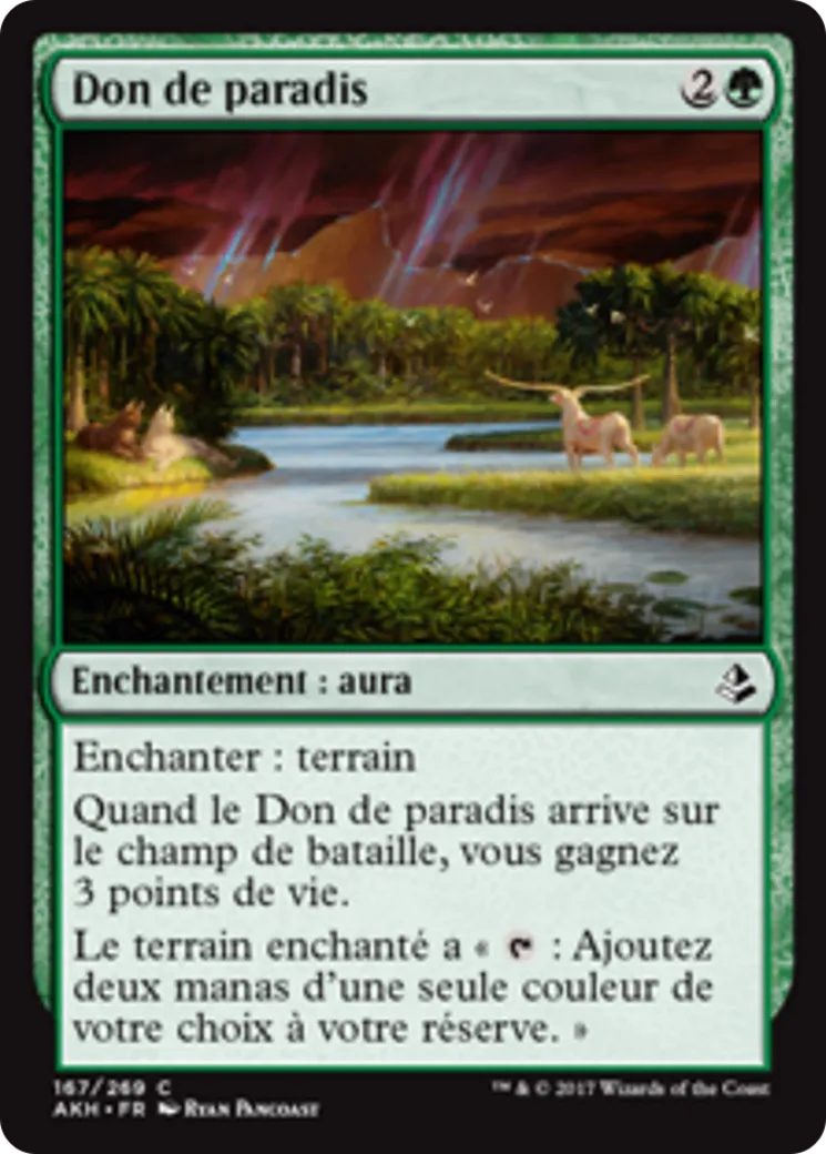 Don de paradis — Amonkhet — Magic: The Gathering