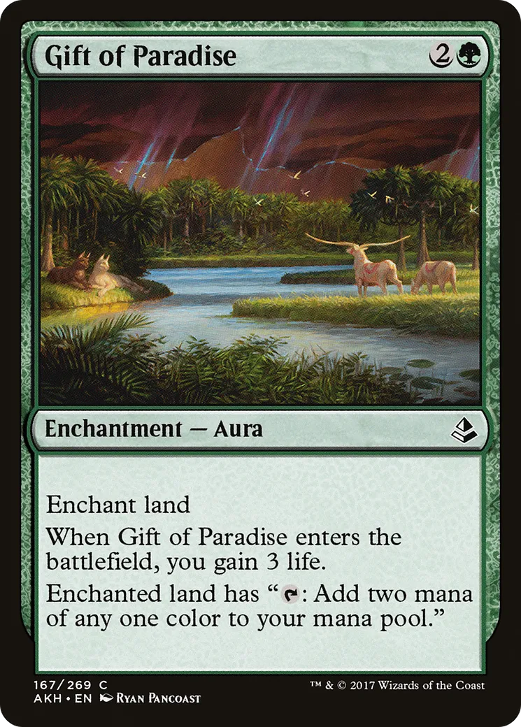 Gift of Paradise — Amonkhet — Magic: The Gathering