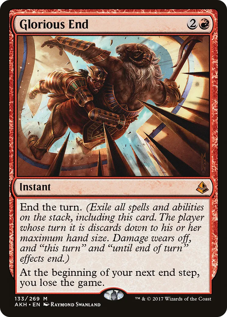 Glorious End from Amonkhet - Magic: The Gathering