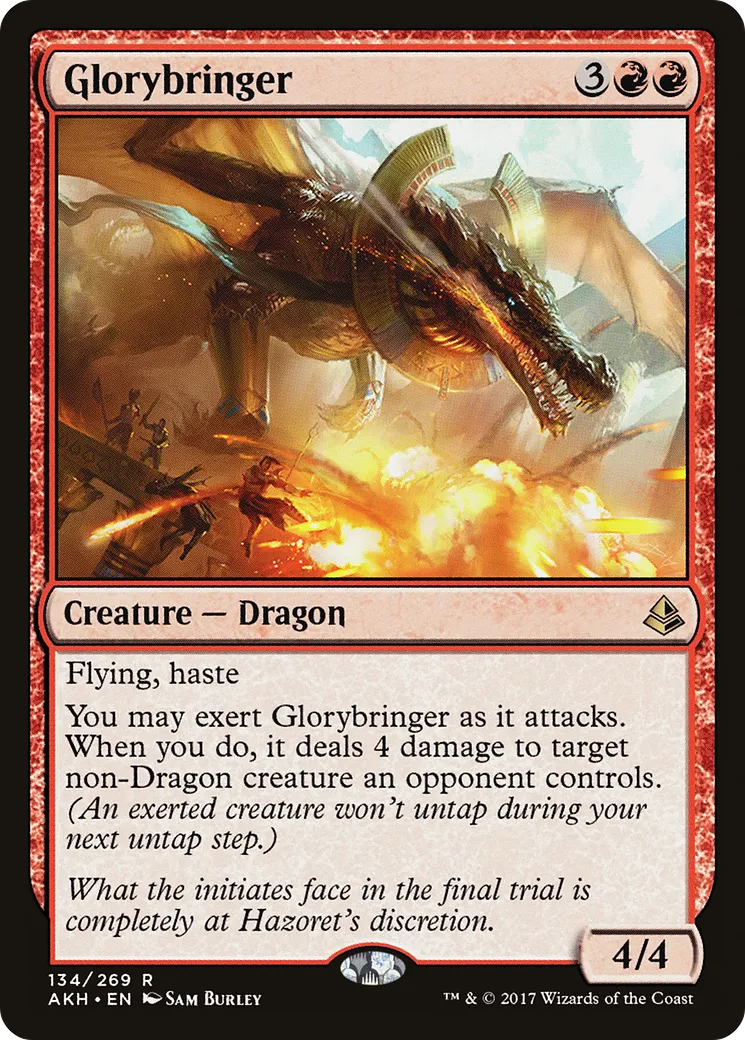 Glorybringer from Amonkhet - Magic: The Gathering