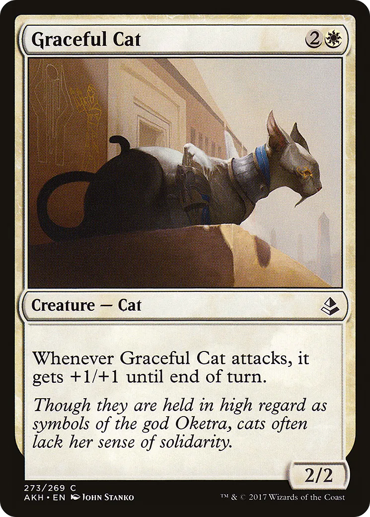 Graceful Cat — Amonkhet — Magic: The Gathering