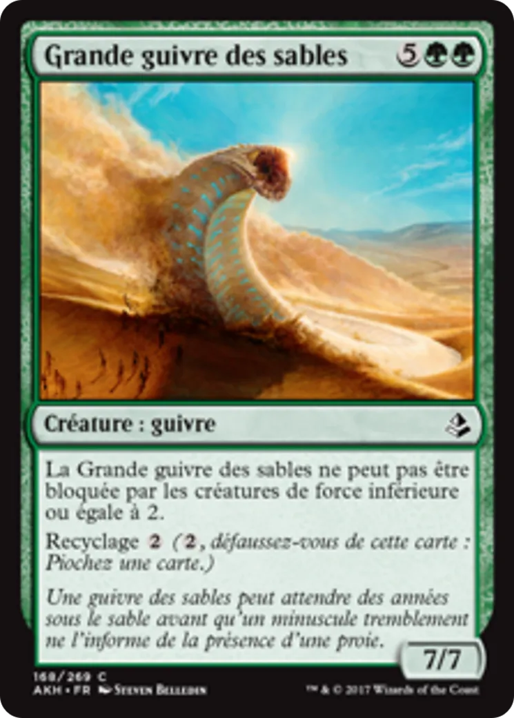 Grande guivre des sables — Amonkhet — Magic: The Gathering
