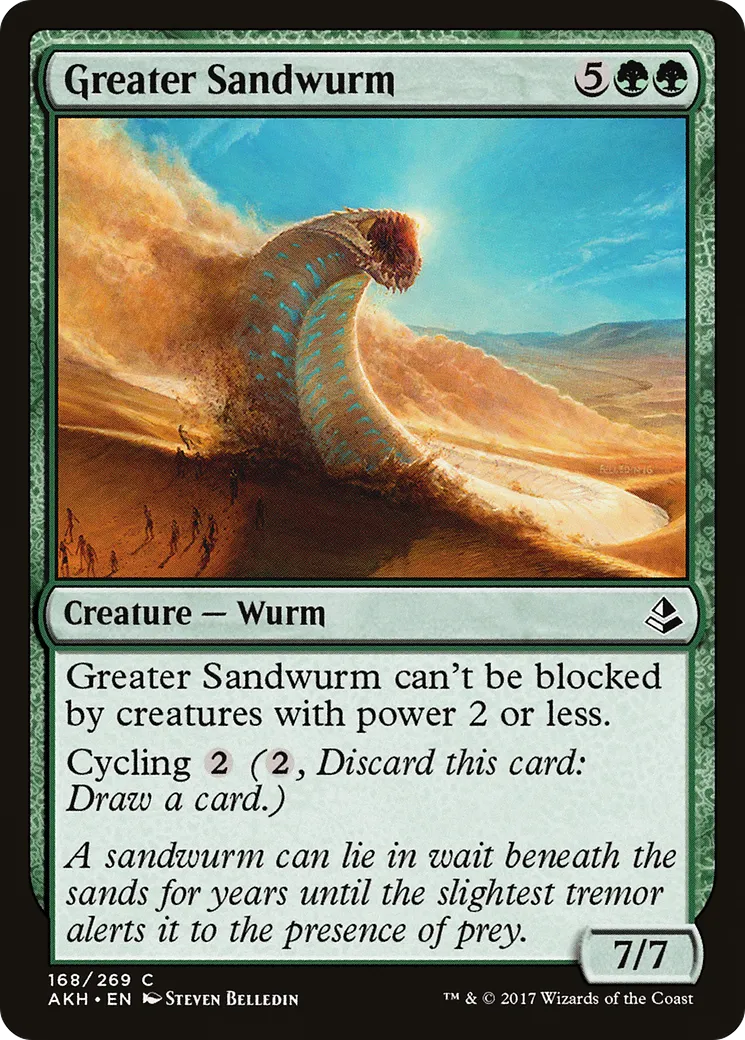 Grande guivre des sables — Amonkhet — Magic: The Gathering
