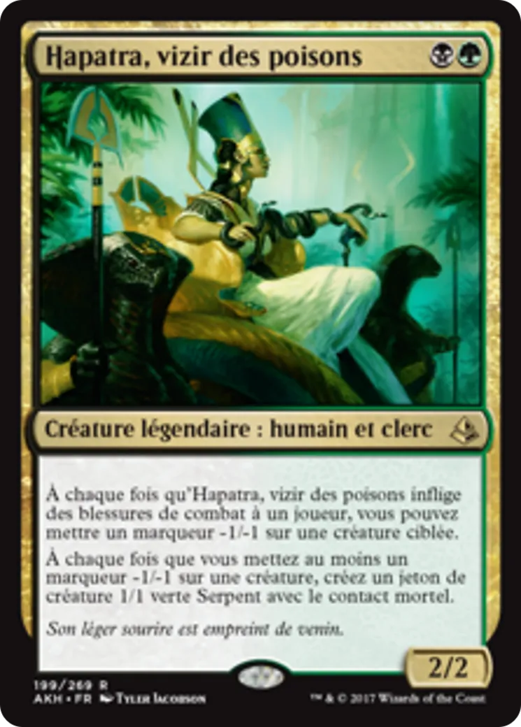 Hapatra, vizir des poisons — Amonkhet — Magic: The Gathering