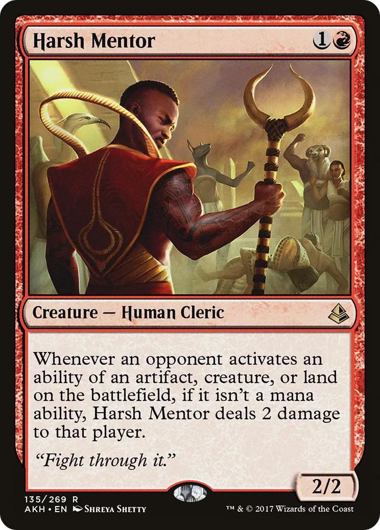 Harsh Mentor — Amonkhet — Magic: The Gathering