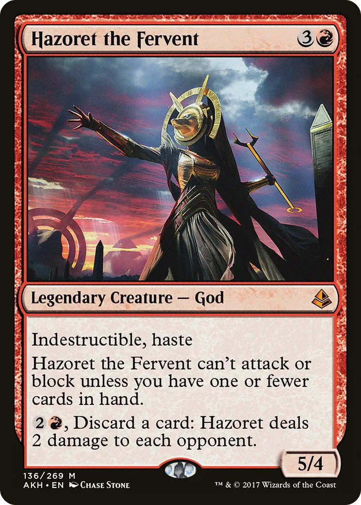 Hazoret the Fervent — Amonkhet — Magic: The Gathering