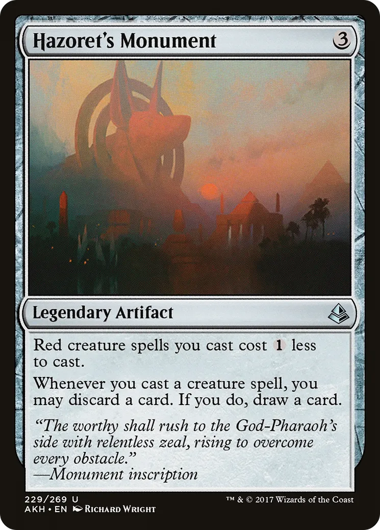 Hazoret's Monument — Amonkhet — Magic: The Gathering
