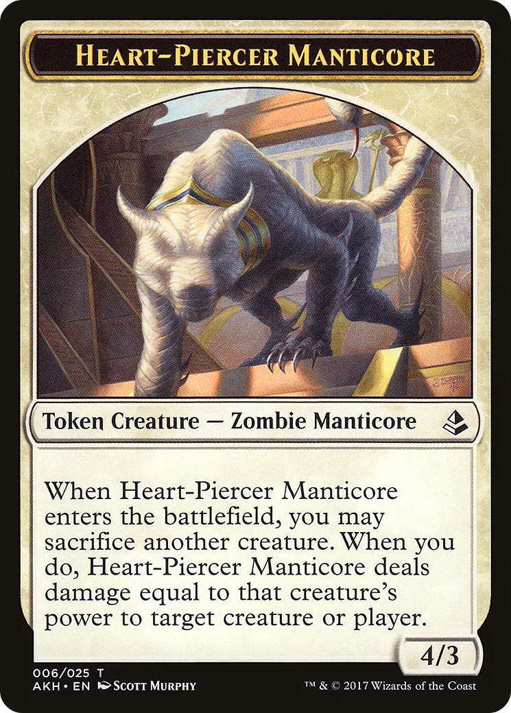 Heart-Piercer Manticore — Amonkhet — Magic: The Gathering