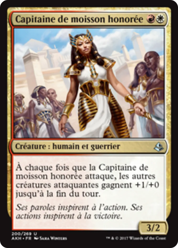 Capitaine de moisson honorée — Amonkhet — Magic: The Gathering