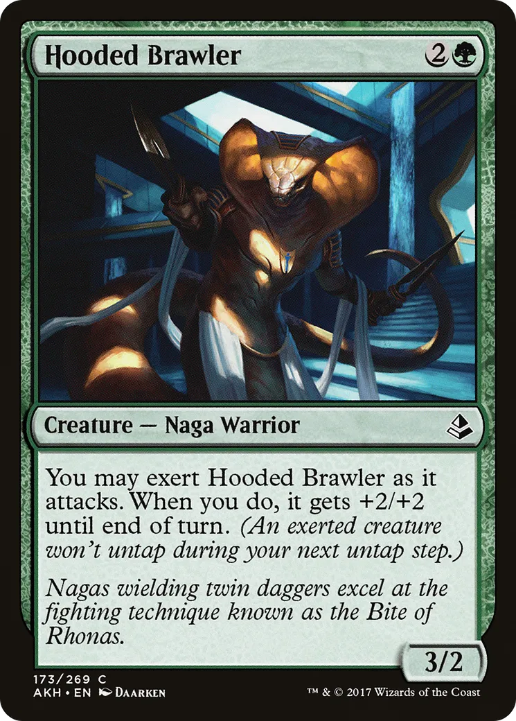 Hooded Brawler from Amonkhet - Magic: The Gathering