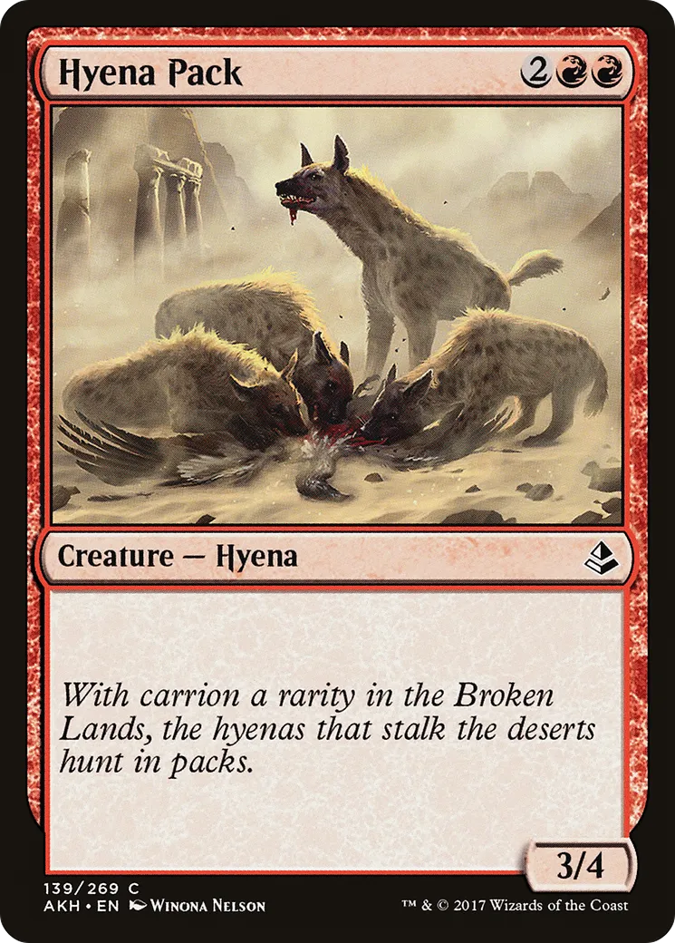 Hyena Pack — Amonkhet — Magic: The Gathering