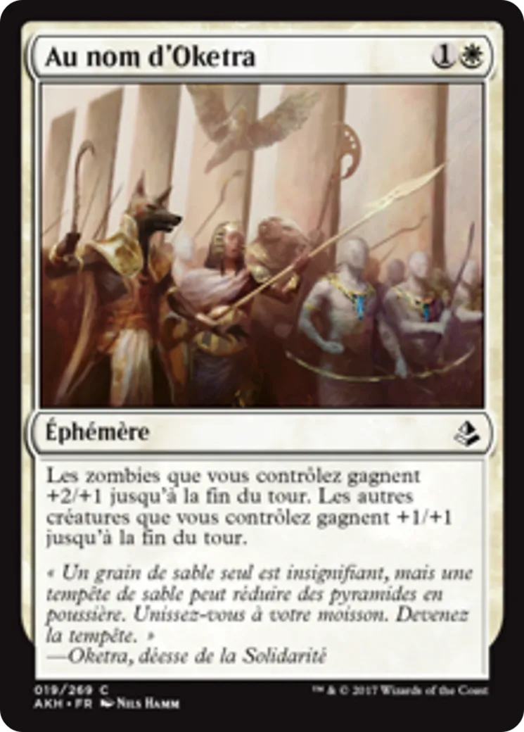 Au nom d'Oketra — Amonkhet — Magic: The Gathering