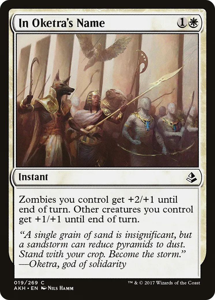 Au nom d'Oketra — Amonkhet — Magic: The Gathering
