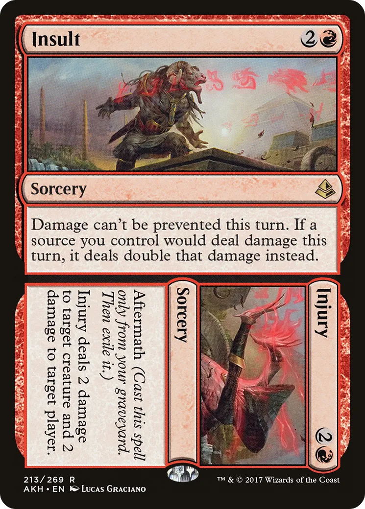 Insult // Injury — Amonkhet — Magic: The Gathering