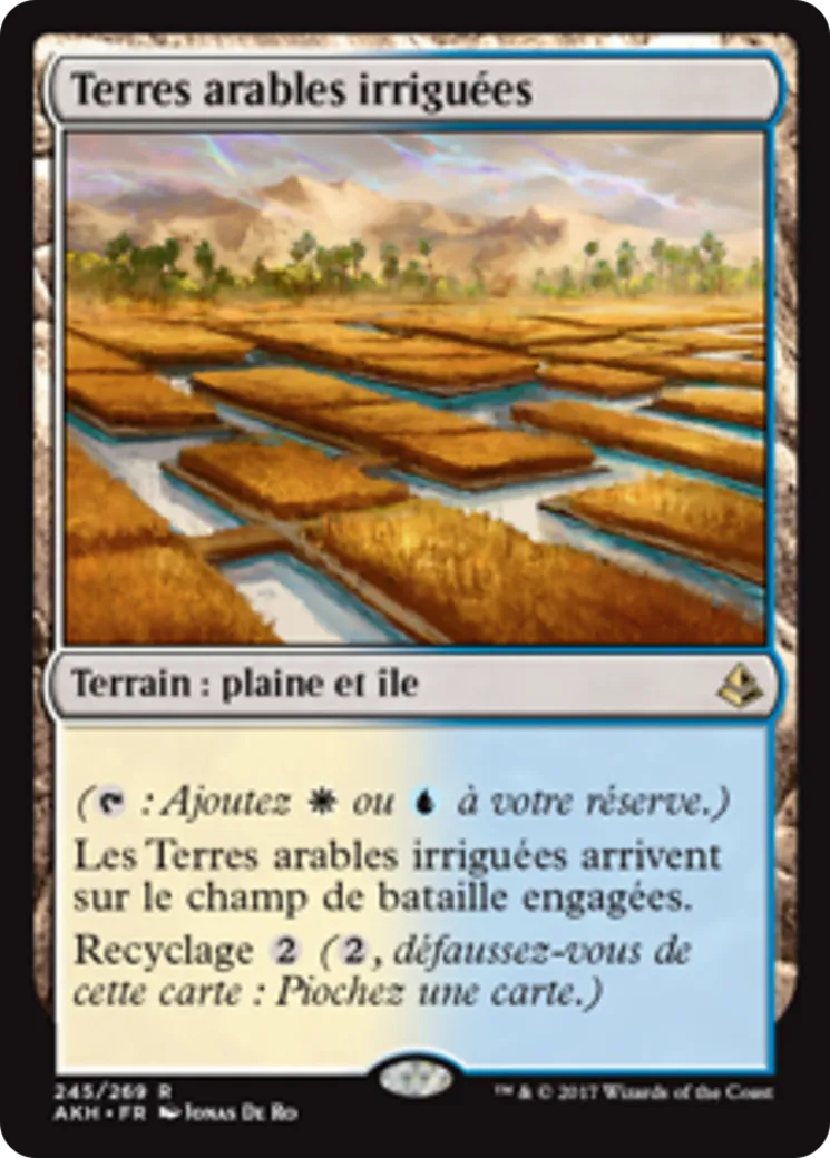 Terres arables irriguées — Amonkhet — Magic: The Gathering