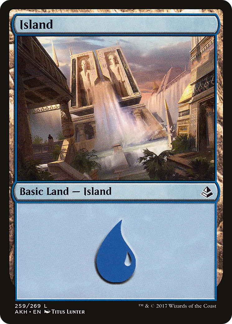 Island — Amonkhet — Magic: The Gathering