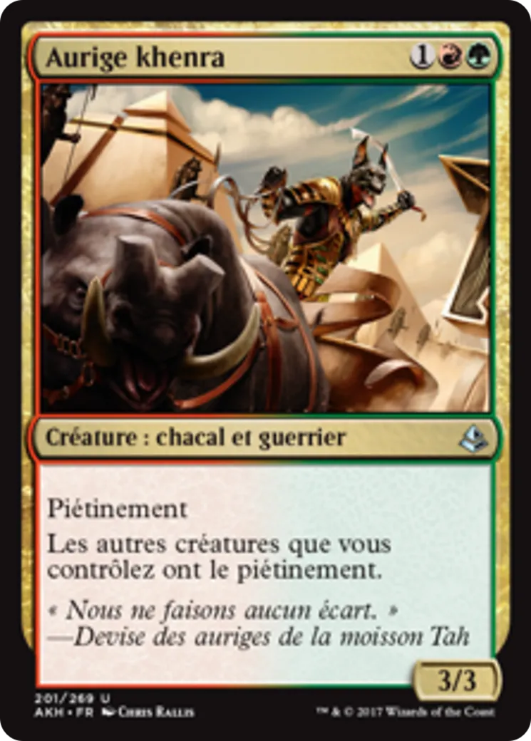 Aurige khenra — Amonkhet — Magic: The Gathering