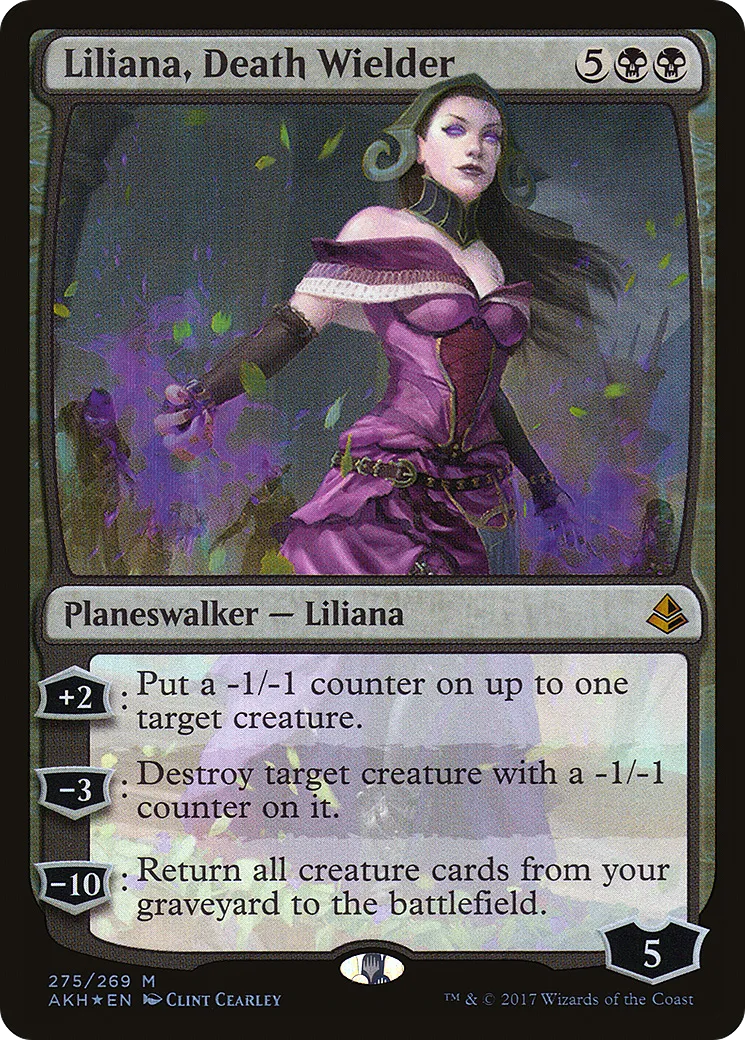 Liliana, Death Wielder — Amonkhet — Magic: The Gathering