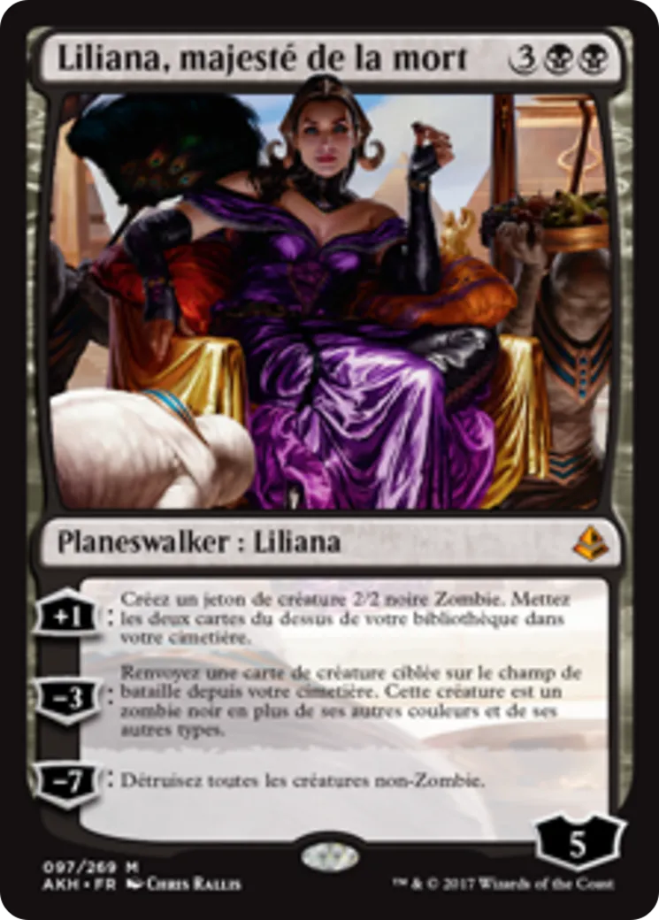 Liliana, majesté de la mort — Amonkhet — Magic: The Gathering