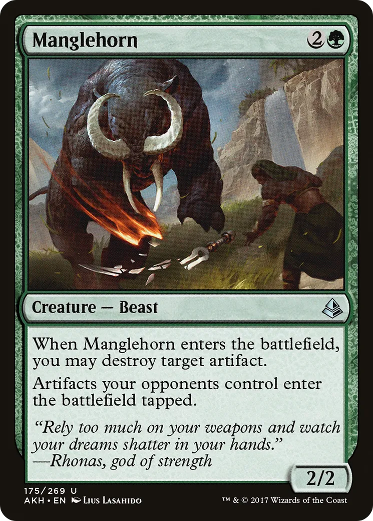 Manglehorn — Amonkhet — Magic: The Gathering