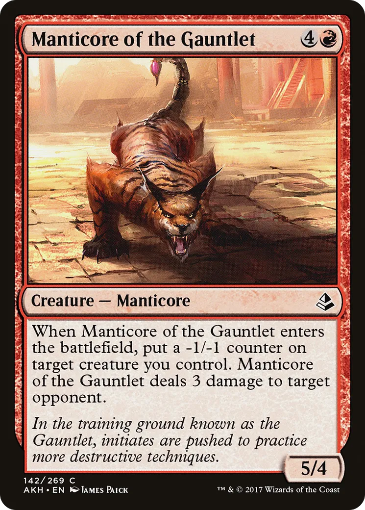 Manticore de la Géhenne — Amonkhet — Magic: The Gathering