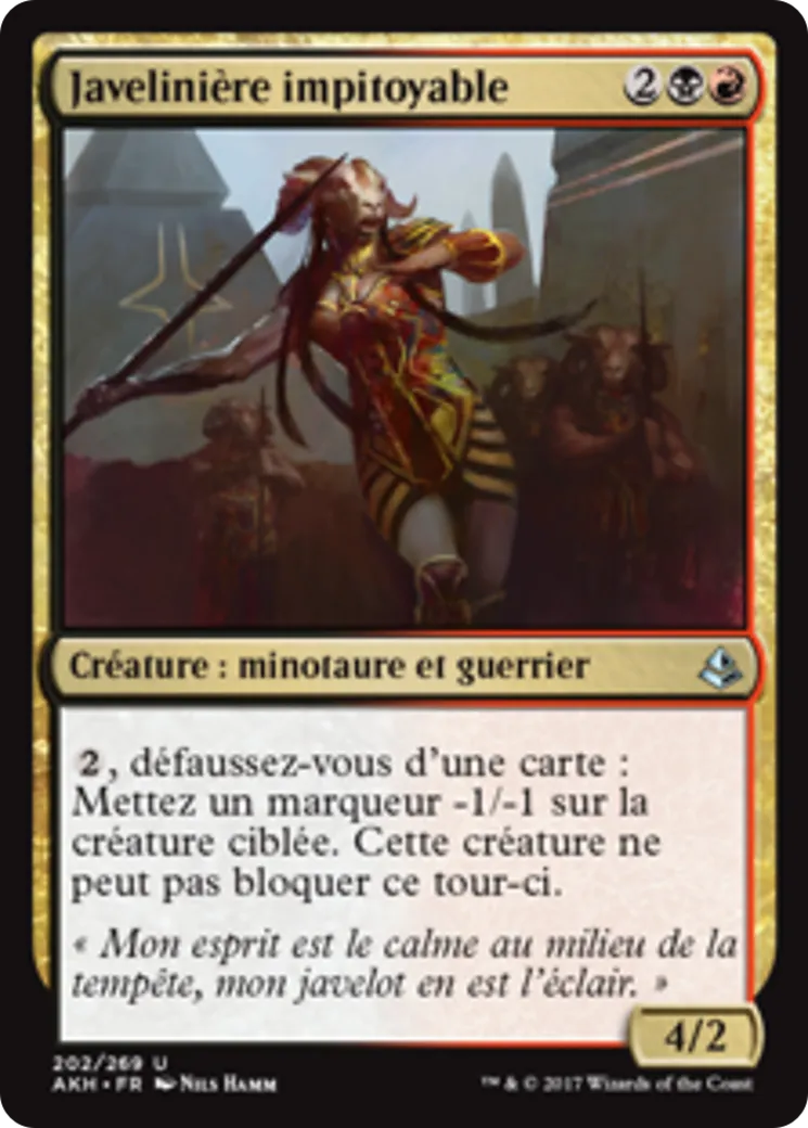 Javelinière impitoyable — Amonkhet — Magic: The Gathering