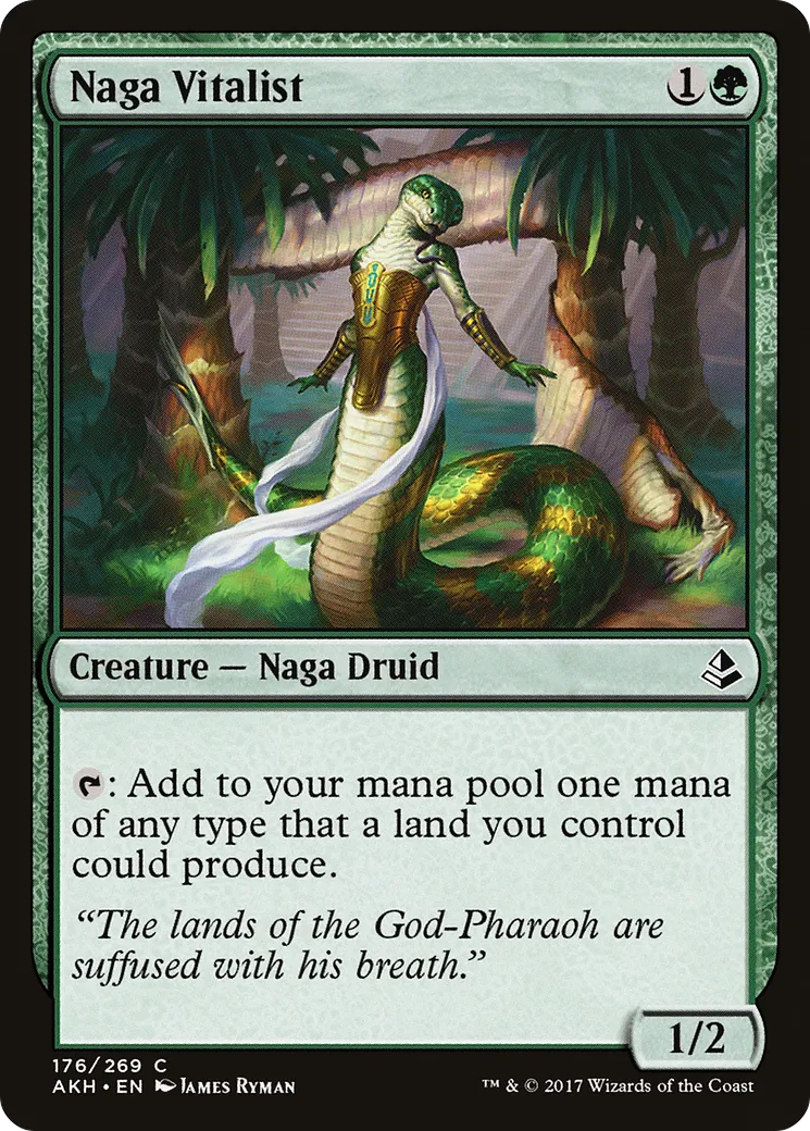 Naga Vitalist — Amonkhet — Magic: The Gathering