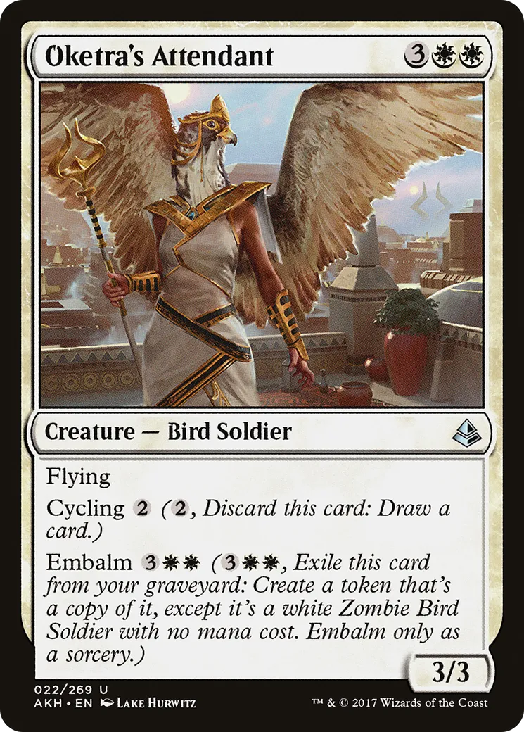 Oketra's Attendant — Amonkhet — Magic: The Gathering