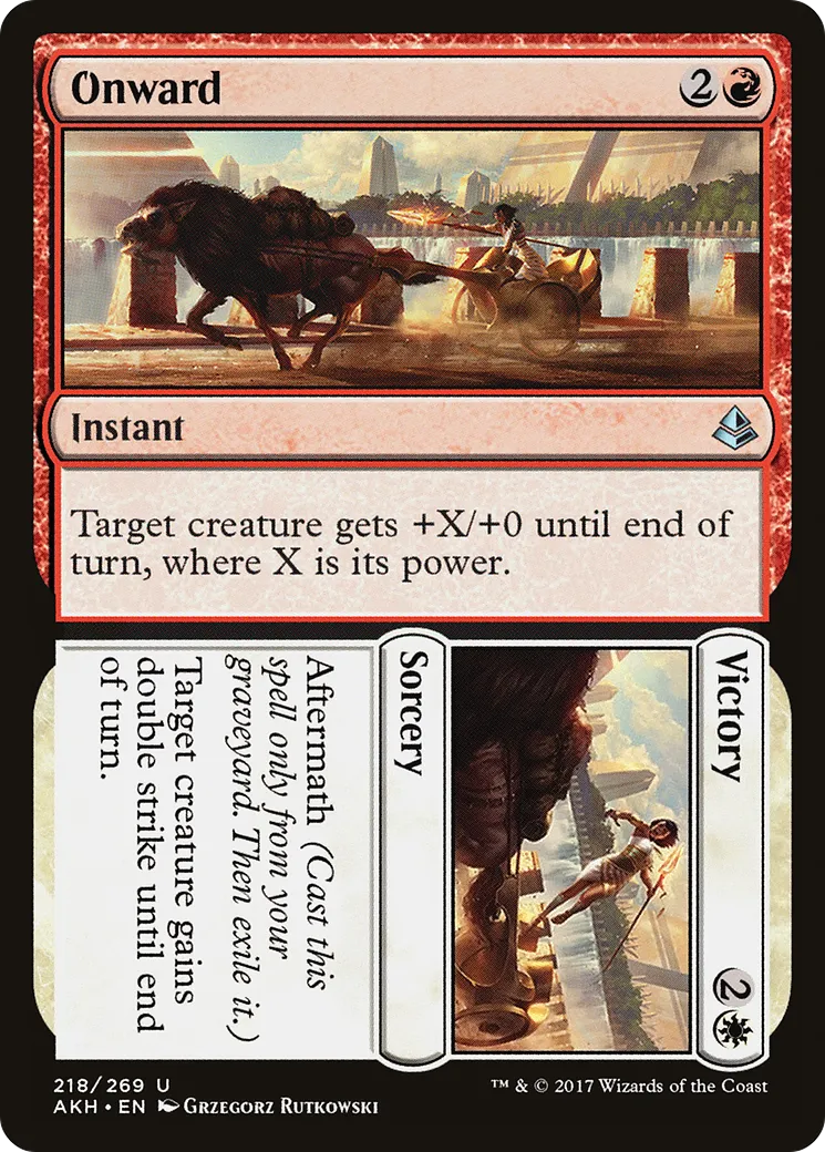 Onward // Victory — Amonkhet — Magic: The Gathering