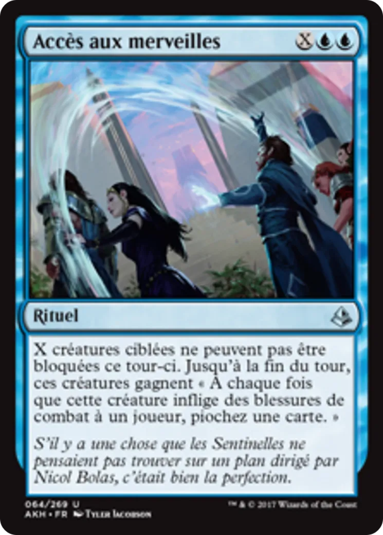 Accès aux merveilles — Amonkhet — Magic: The Gathering