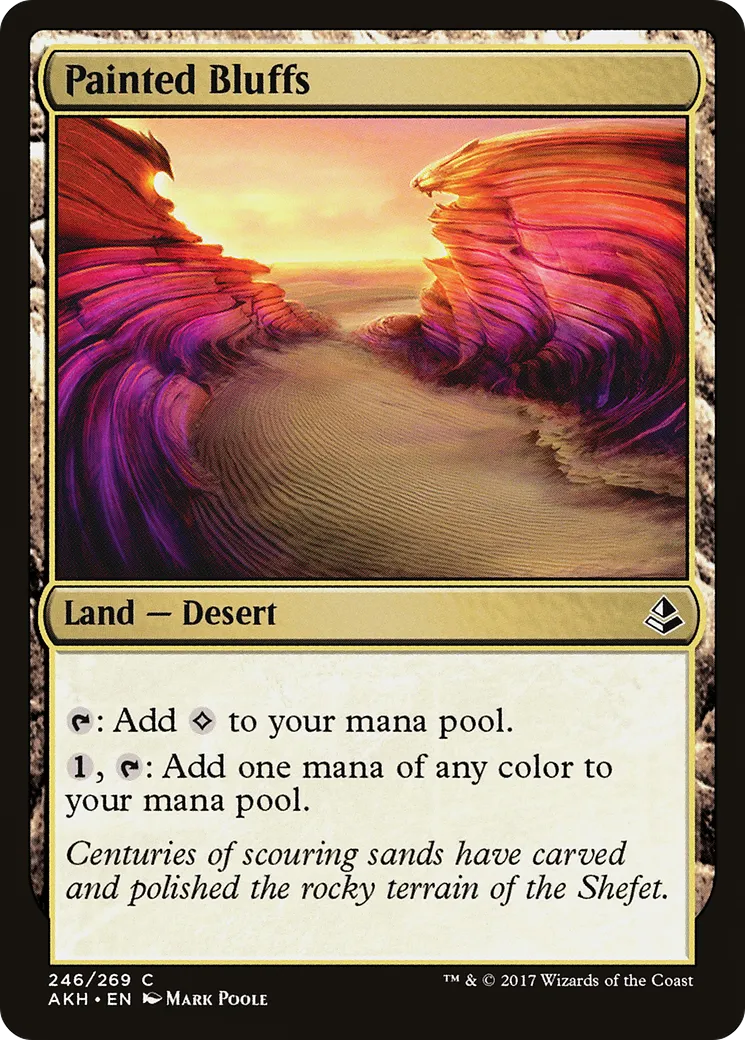 Painted Bluffs — Amonkhet — Magic: The Gathering