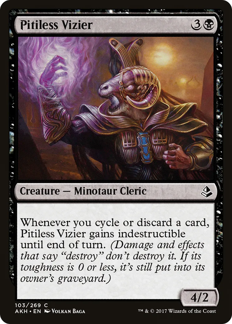 Pitiless Vizier — Amonkhet — Magic: The Gathering