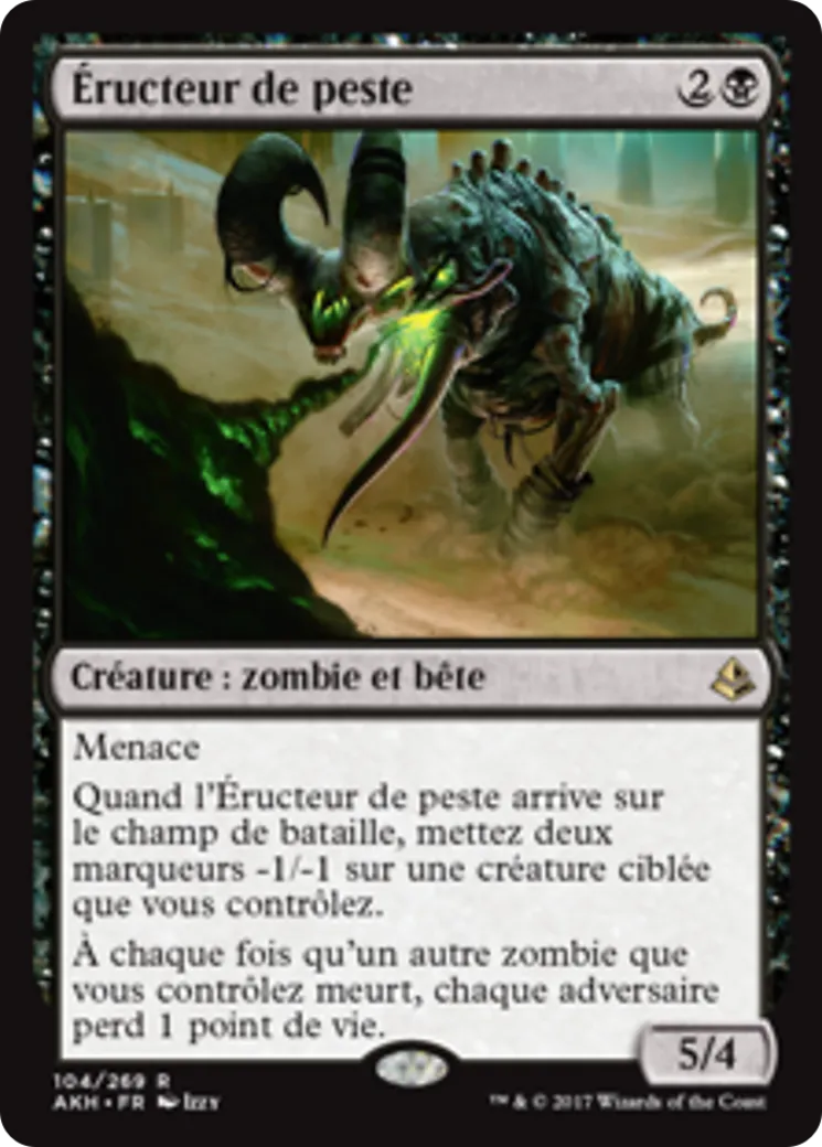 Éructeur de peste from Amonkhet - Magic: The Gathering