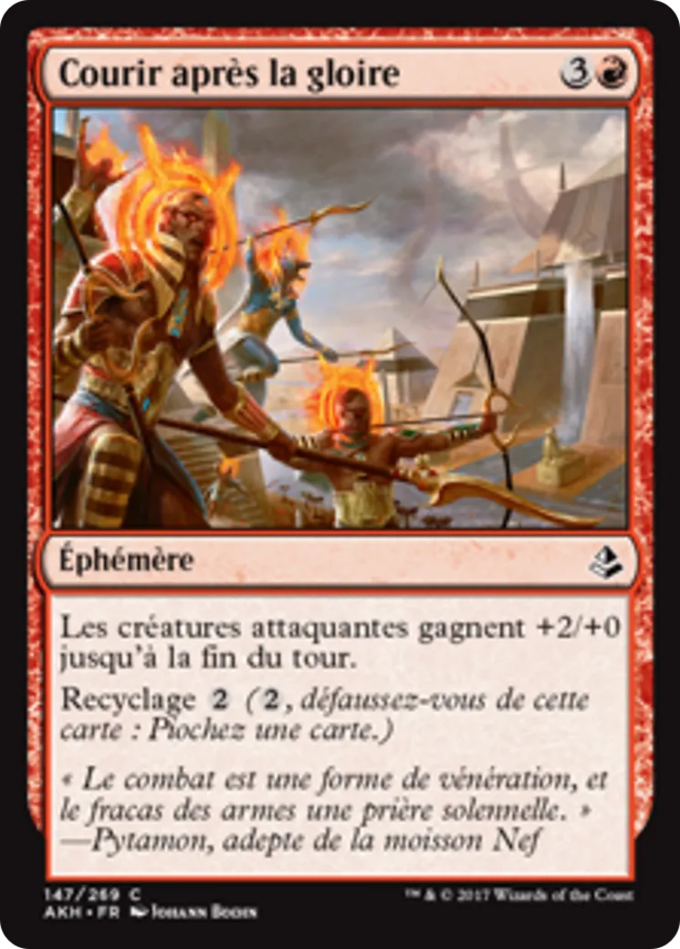 Courir après la gloire — Amonkhet — Magic: The Gathering