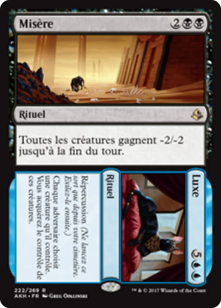 Misère // Luxe — Amonkhet — Magic: The Gathering