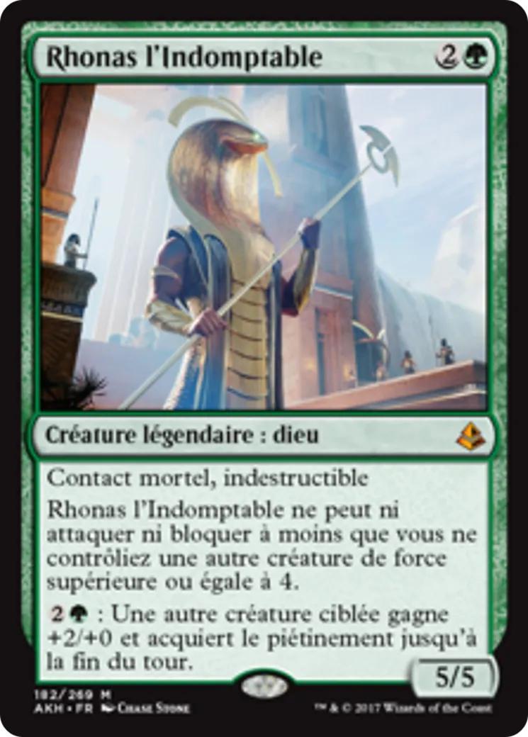 Rhonas l'Indomptable — Amonkhet — Magic: The Gathering