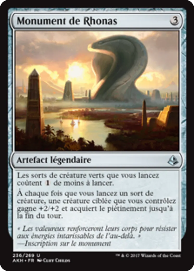 Monument de Rhonas — Amonkhet — Magic: The Gathering