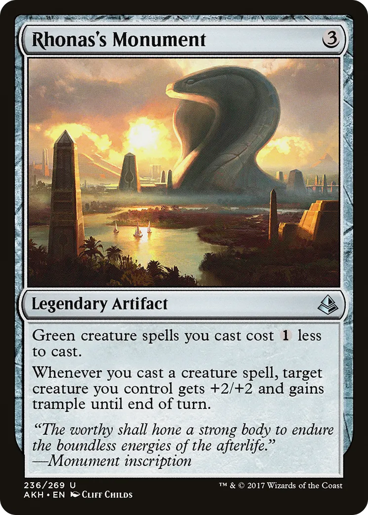 Rhonas's Monument — Amonkhet — Magic: The Gathering