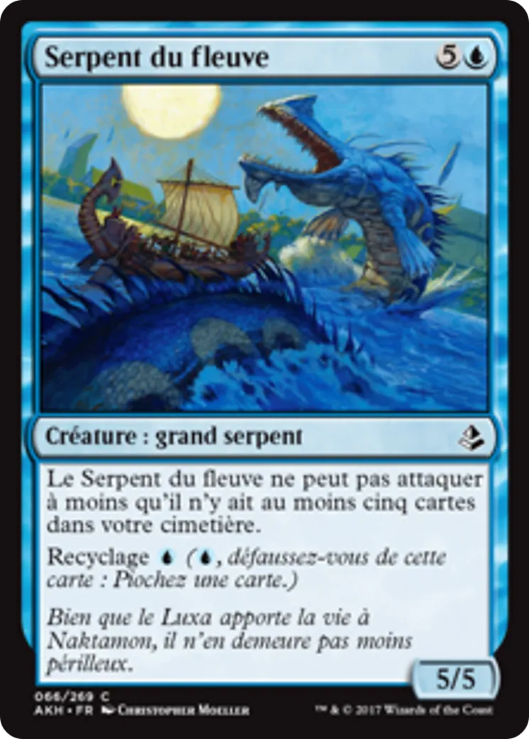 Serpent du fleuve — Amonkhet — Magic: The Gathering