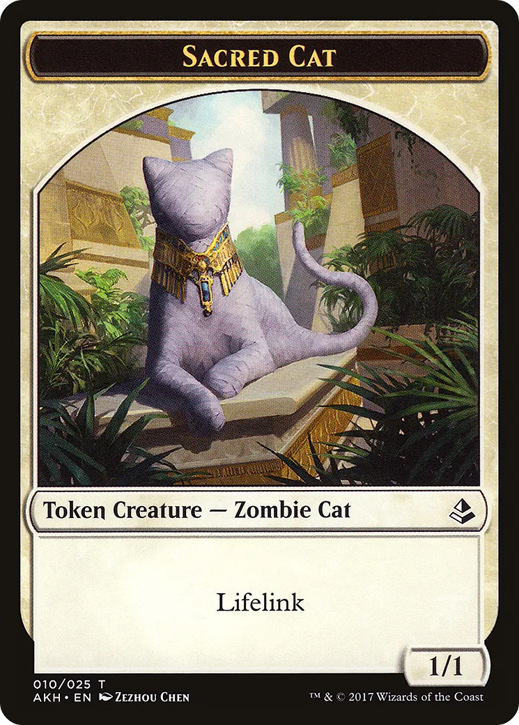 Sacred Cat — Amonkhet — Magic: The Gathering