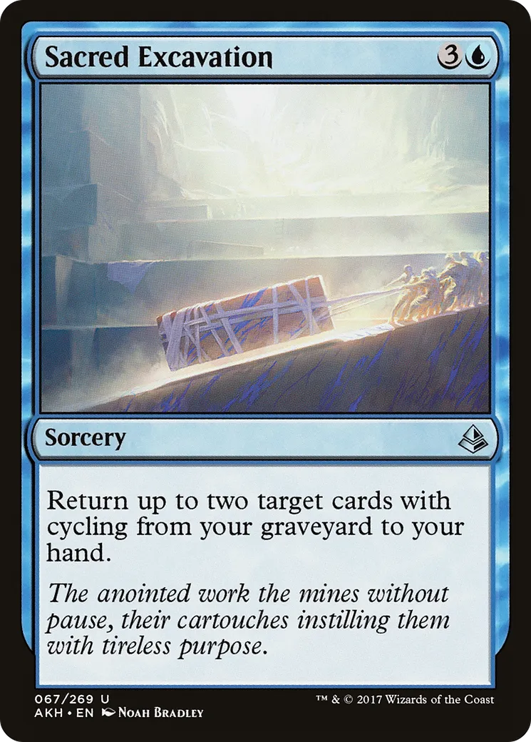 Sacred Excavation — Amonkhet — Magic: The Gathering