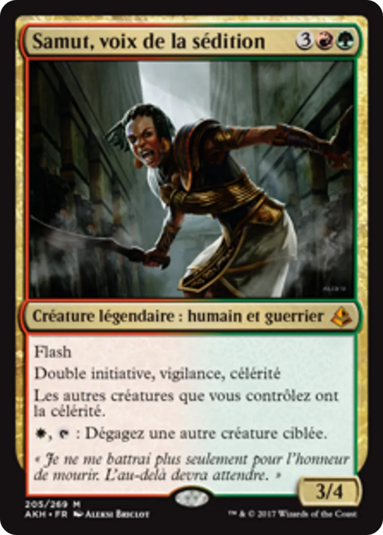 Samut, voix de la sédition from Amonkhet - Magic: The Gathering