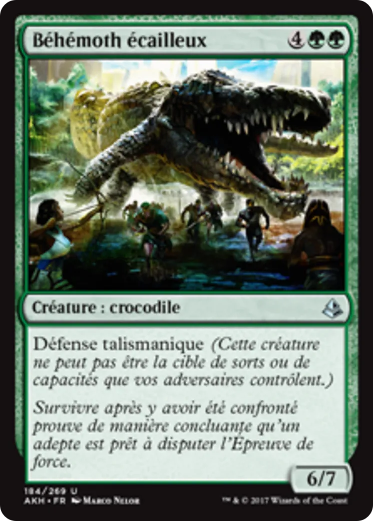 Béhémoth écailleux — Amonkhet — Magic: The Gathering