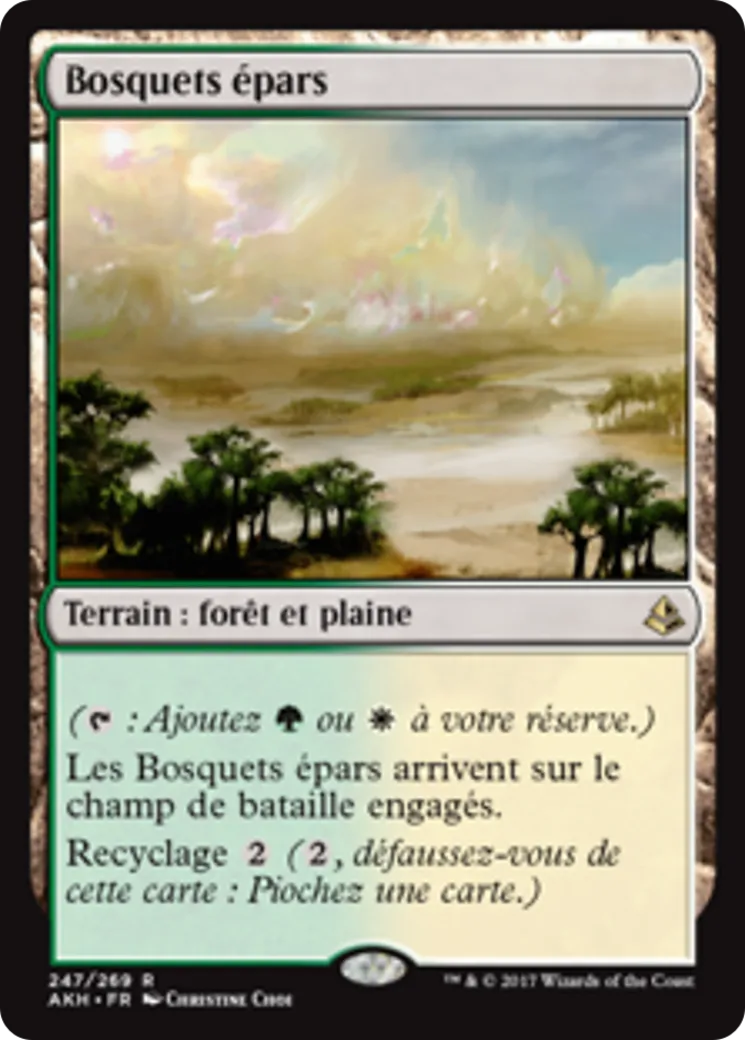 Bosquets épars — Amonkhet — Magic: The Gathering
