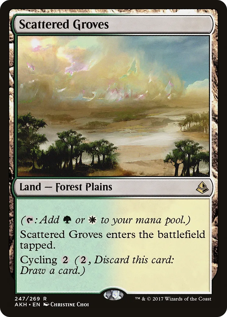 Scattered Groves from Amonkhet - Magic: The Gathering