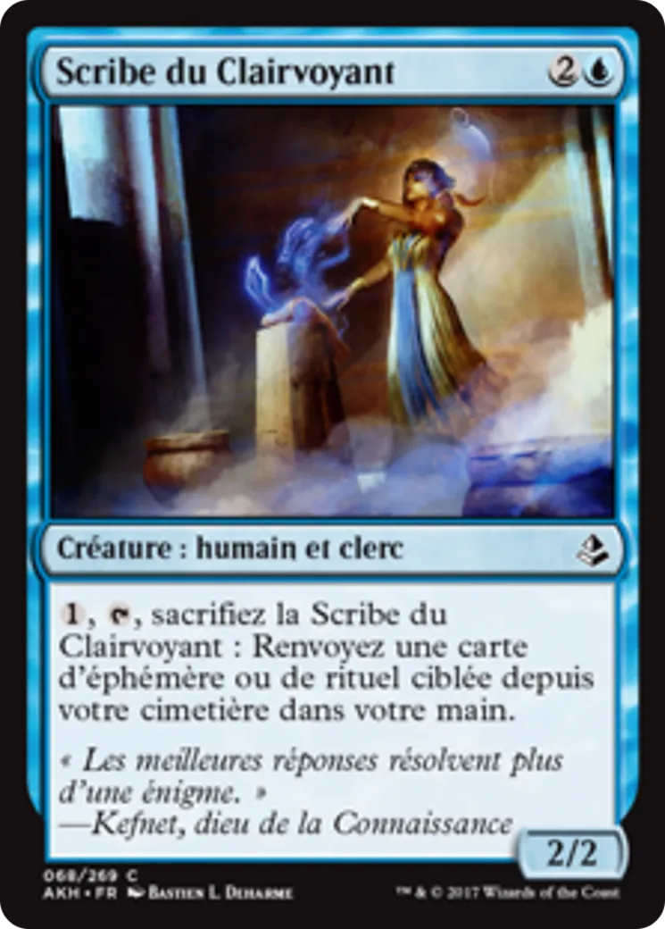 Scribe du Clairvoyant — Amonkhet — Magic: The Gathering