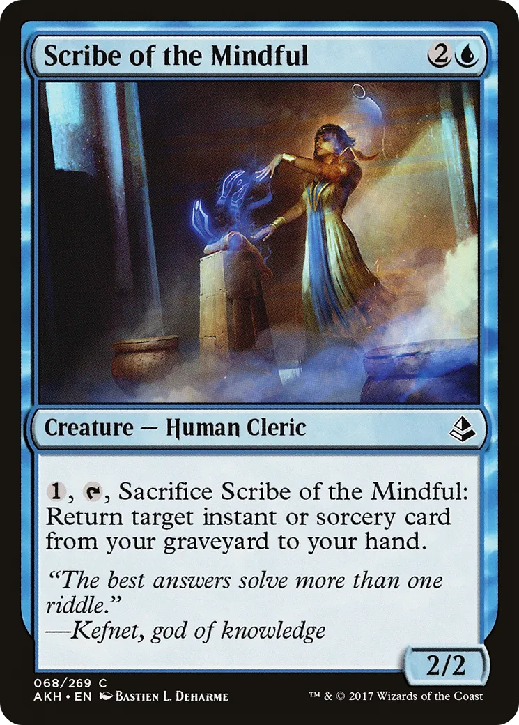 Scribe of the Mindful — Amonkhet — Magic: The Gathering